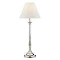 Blenheim Table Lamp Polished Nickel With Shade (Multipack)