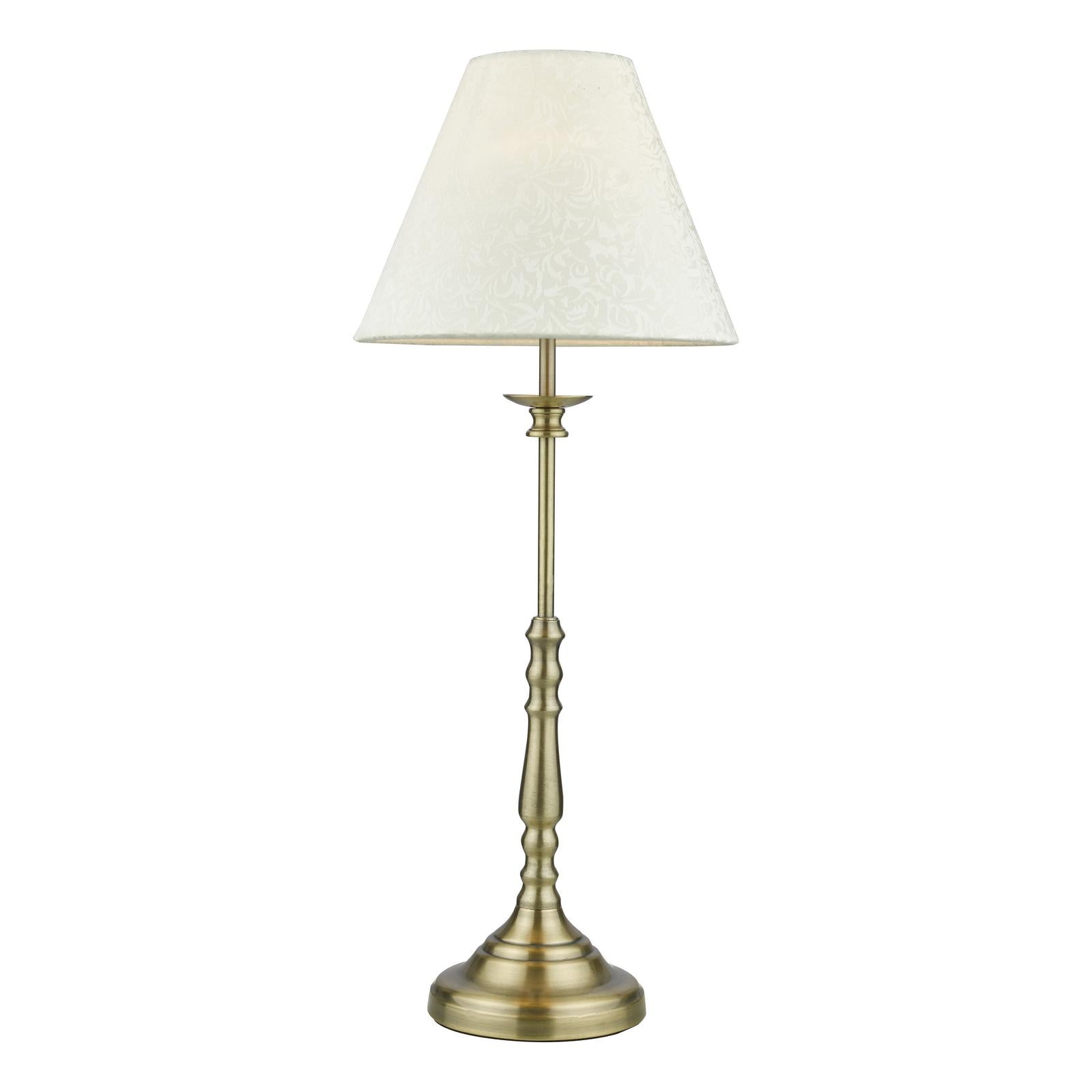 Blenheim Table Lamp Antique Brass With Shade (Multipack)