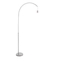 Bow Floor Lamps Satin Nickel Base Only
