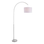 Bow Floor Lamps Satin Nickel Base Only