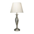 Bybliss Table Lamp Satin Chrome With Shade