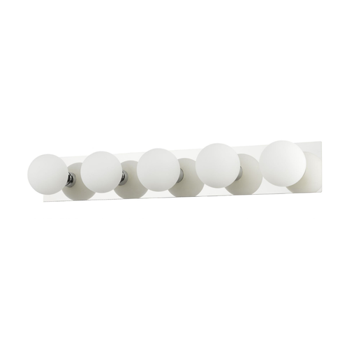 Vanity 5 Light Polished Chrome