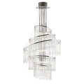 Camille 24-Light Chandelier: Glass Rod & Bead Cascade