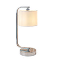 Canning 1-Light Chrome Table Lamp with Dimmer