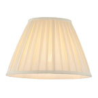 Carla 12-Inch Cream Fabric Drum Lamp Shade (Reducer Ring)