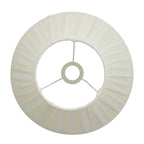Carla 12-Inch Cream Fabric Drum Lamp Shade (Reducer Ring)