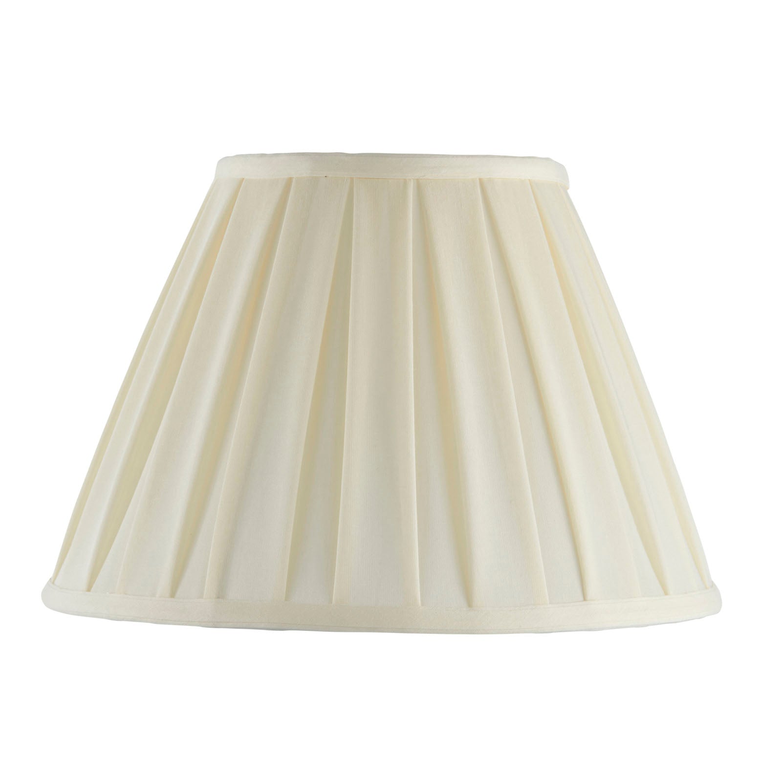 Carla 12-Inch Cream Fabric Drum Lamp Shade (Reducer Ring)
