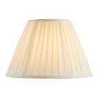 Carla 14-Inch Cream Fabric Drum Lamp Shade (Reducer Ring)