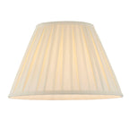 Carla 14-Inch Cream Fabric Drum Lamp Shade (Reducer Ring)