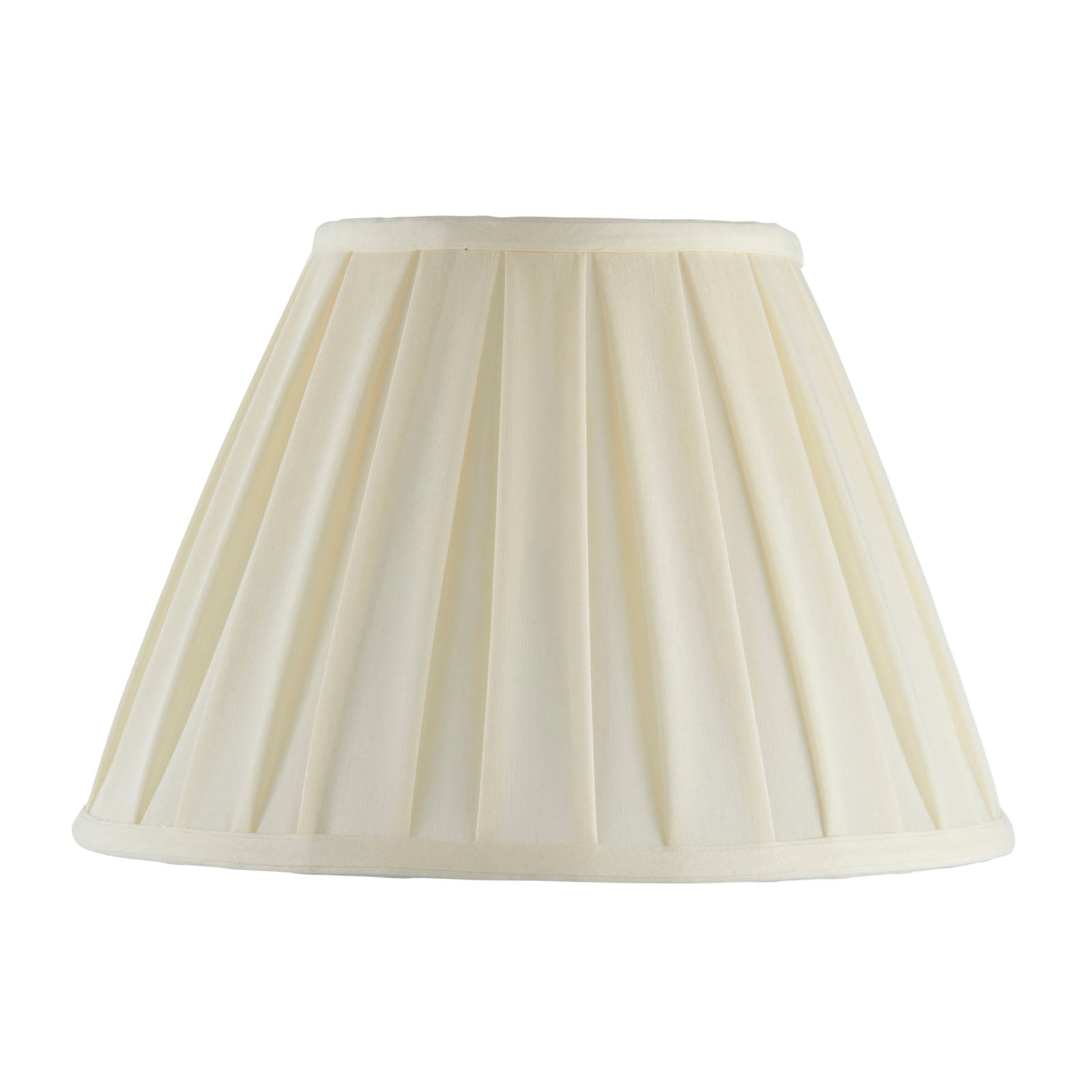 Carla 14-Inch Cream Fabric Drum Lamp Shade (Reducer Ring)