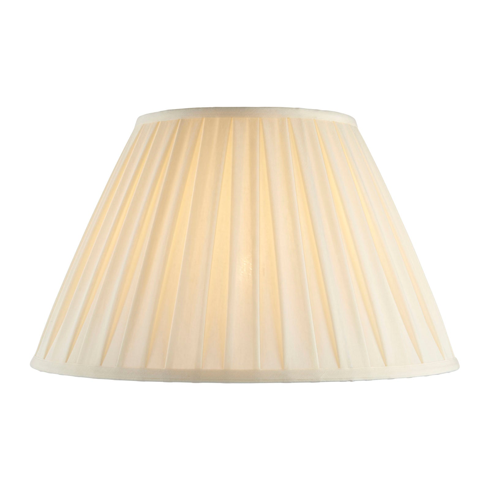 Carla 18-Inch Cream Fabric Drum Lamp Shade (Reducer Ring)