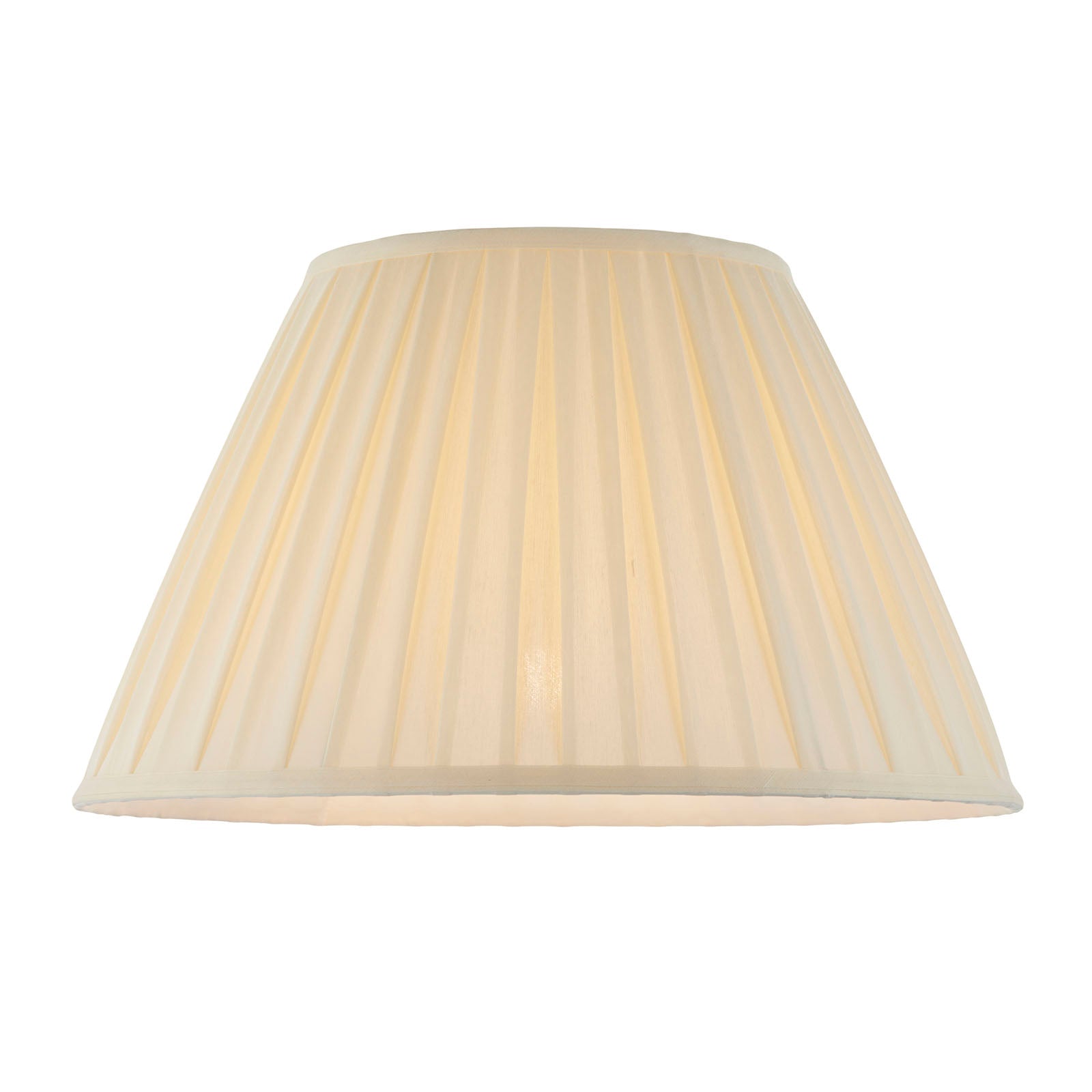 Carla 18-Inch Cream Fabric Drum Lamp Shade (Reducer Ring)