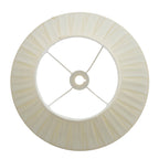 Carla 18-Inch Cream Fabric Drum Lamp Shade (Reducer Ring)