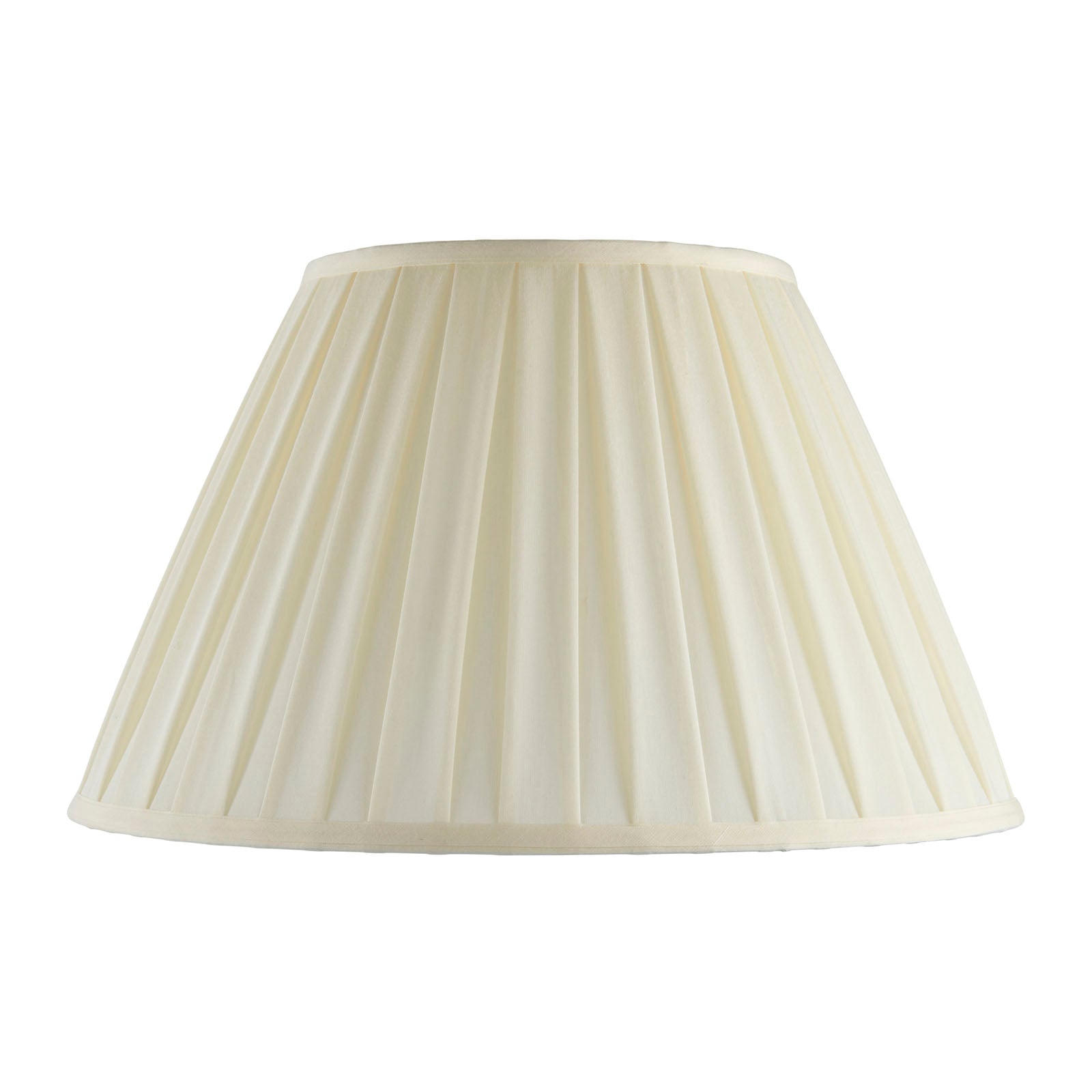 Carla 18-Inch Cream Fabric Drum Lamp Shade (Reducer Ring)