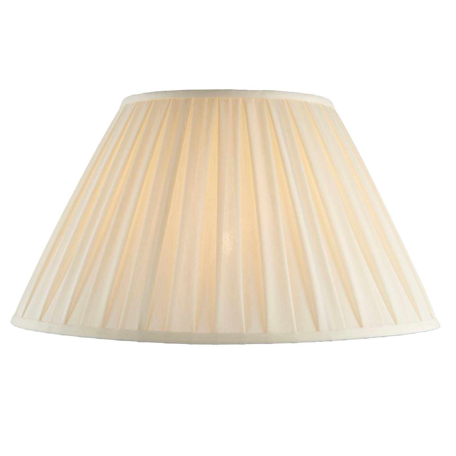 Carla 22-Inch Cream Fabric Drum Lamp Shade (Reducer Ring)