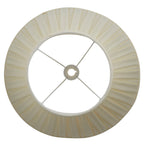 Carla 22-Inch Cream Fabric Drum Lamp Shade (Reducer Ring)