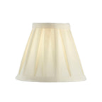 Carla 6-Inch Cream Fabric Drum Lamp Shade (Clip-On)