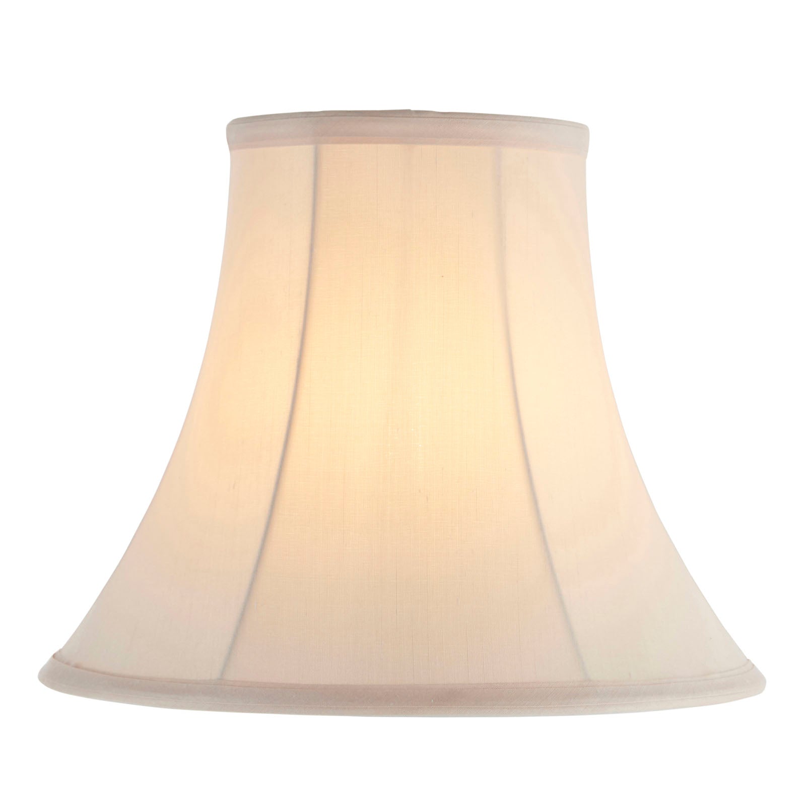 Carrie 12-Inch Handmade Cream Round Bell Lamp Shade