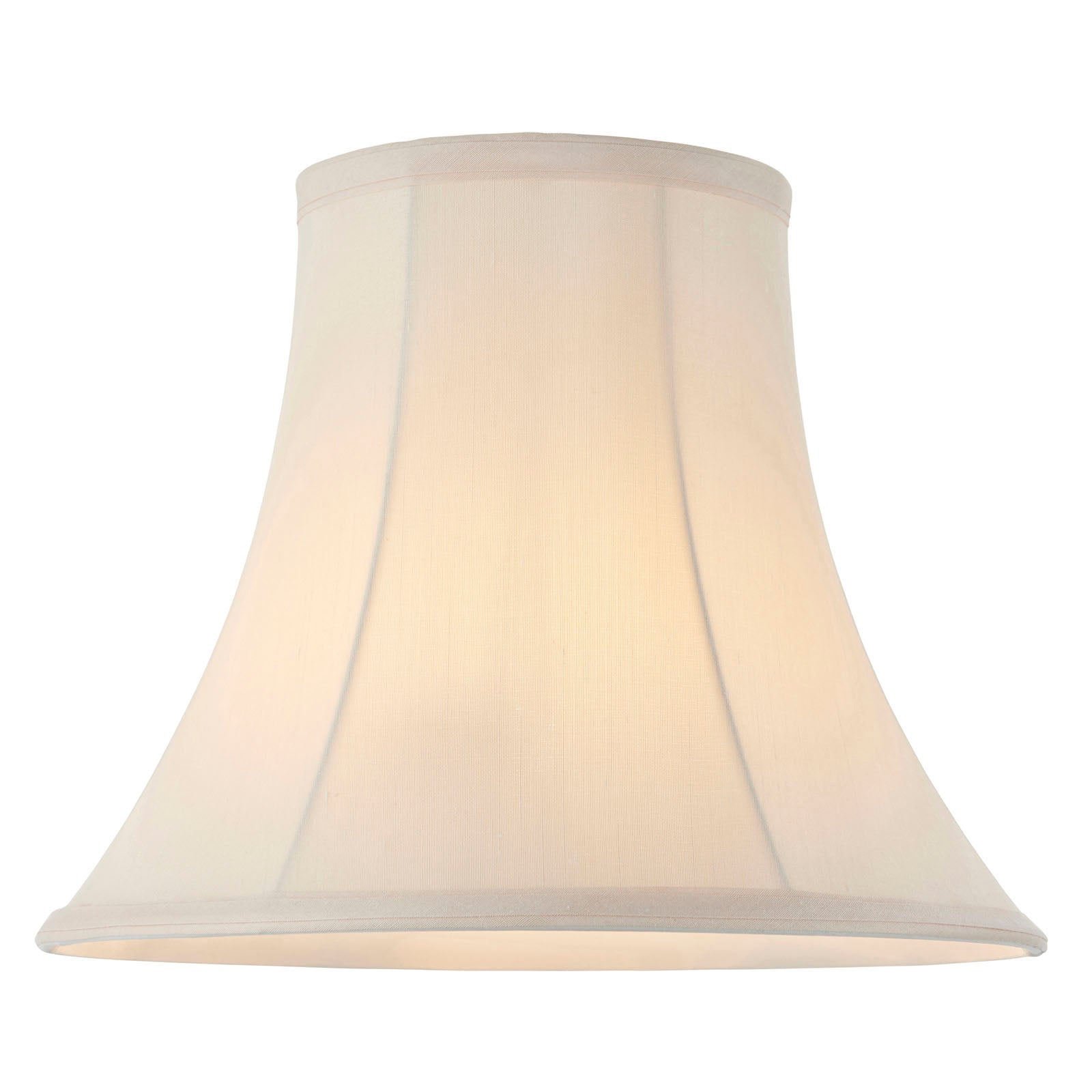 Carrie 12-Inch Handmade Cream Round Bell Lamp Shade