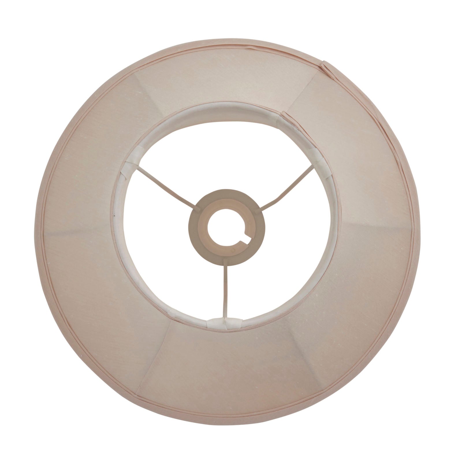 Carrie 12-Inch Handmade Cream Round Bell Lamp Shade