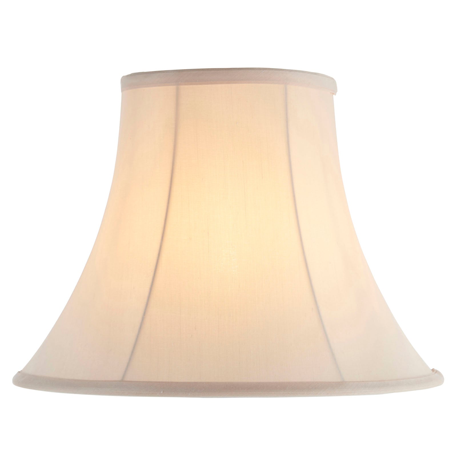 Carrie 14-Inch Handmade Cream Round Bell Lamp Shade