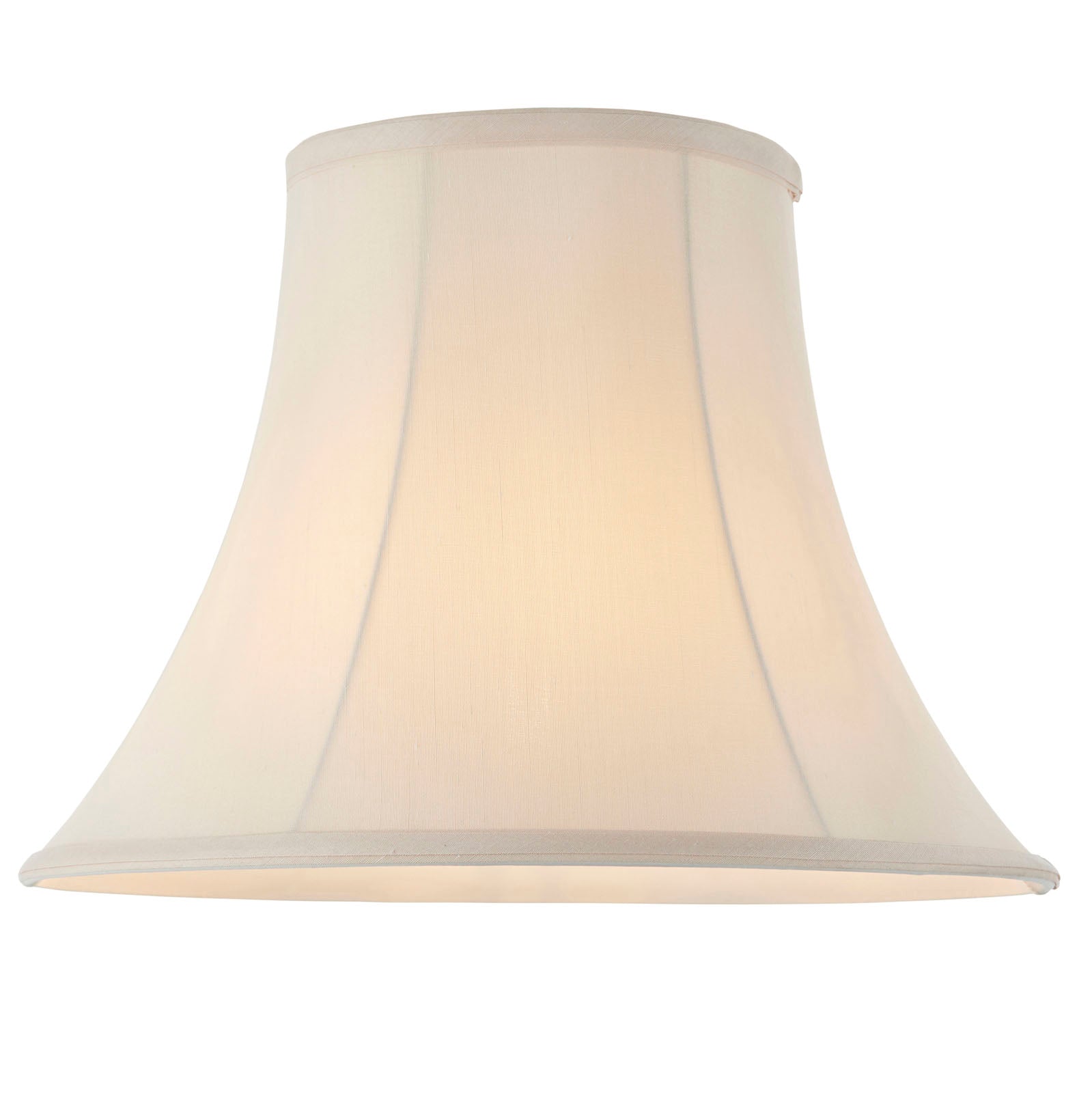 Carrie 14-Inch Handmade Cream Round Bell Lamp Shade