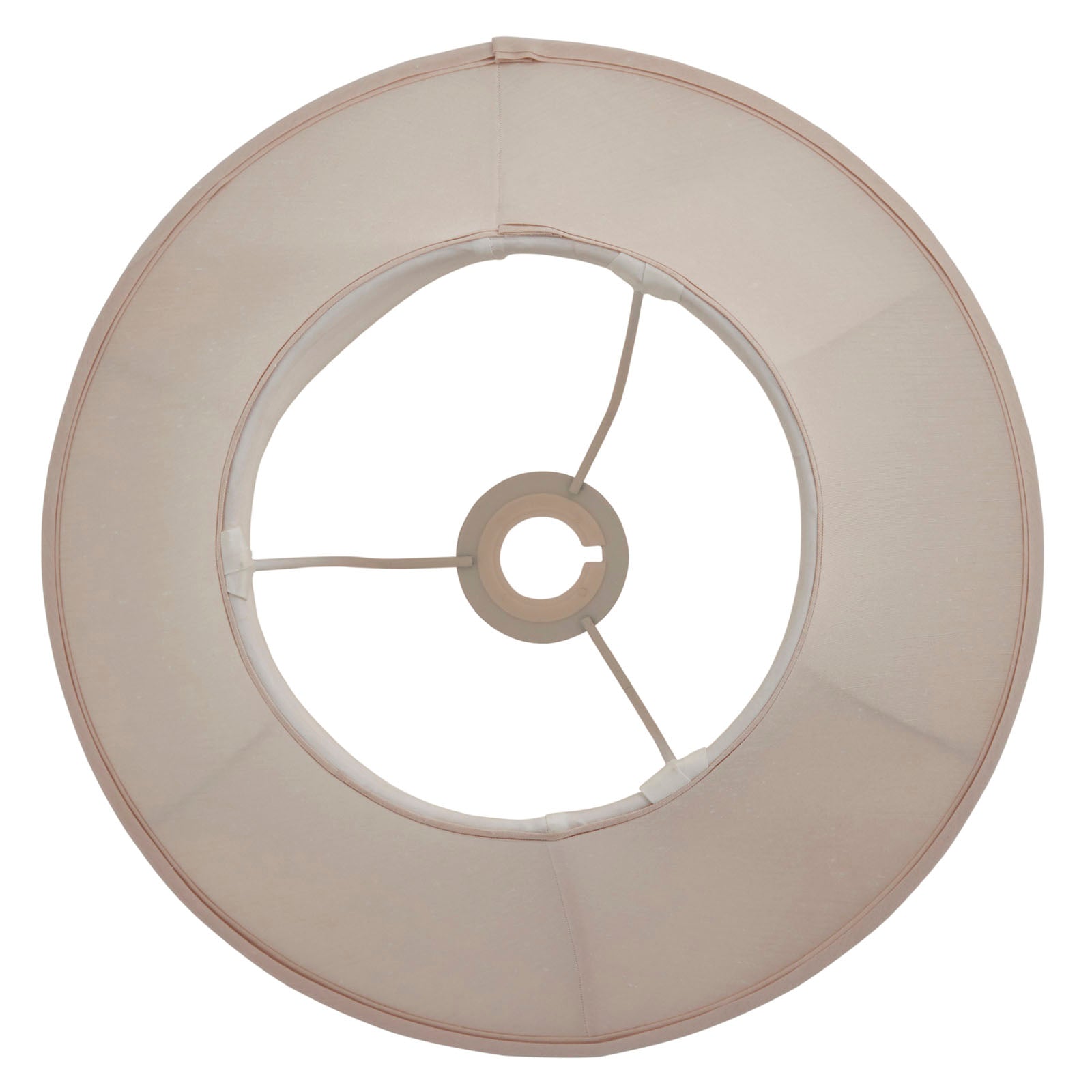 Carrie 14-Inch Handmade Cream Round Bell Lamp Shade