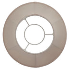 Carrie 16-Inch Handmade Cream Round Bell Lamp Shade