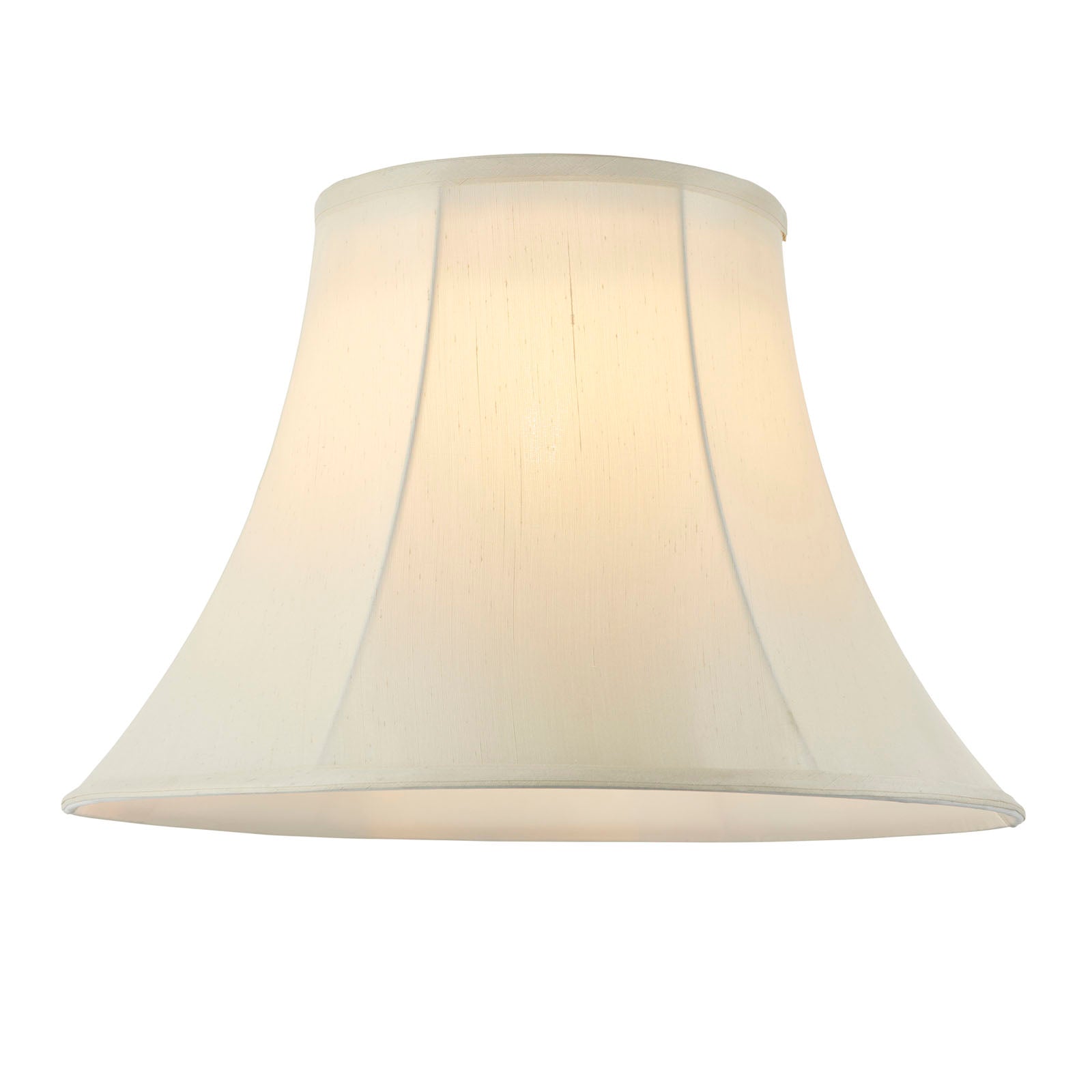Carrie 18-Inch Handmade Cream Round Bell Lamp Shade