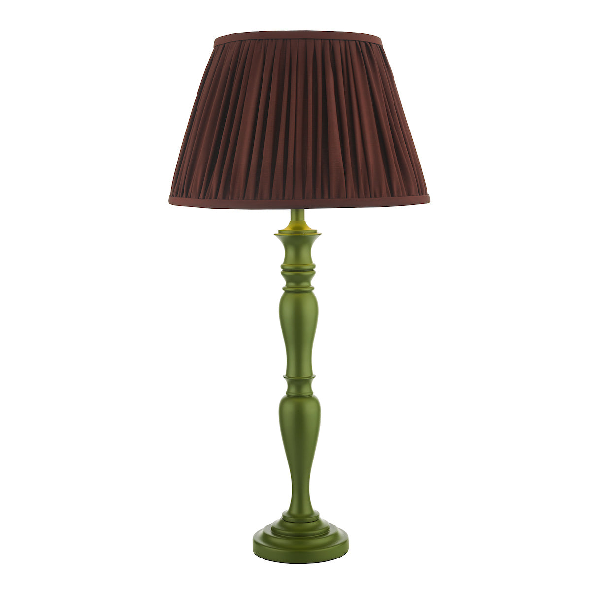 Caycee Table Lamps Green Base Only
