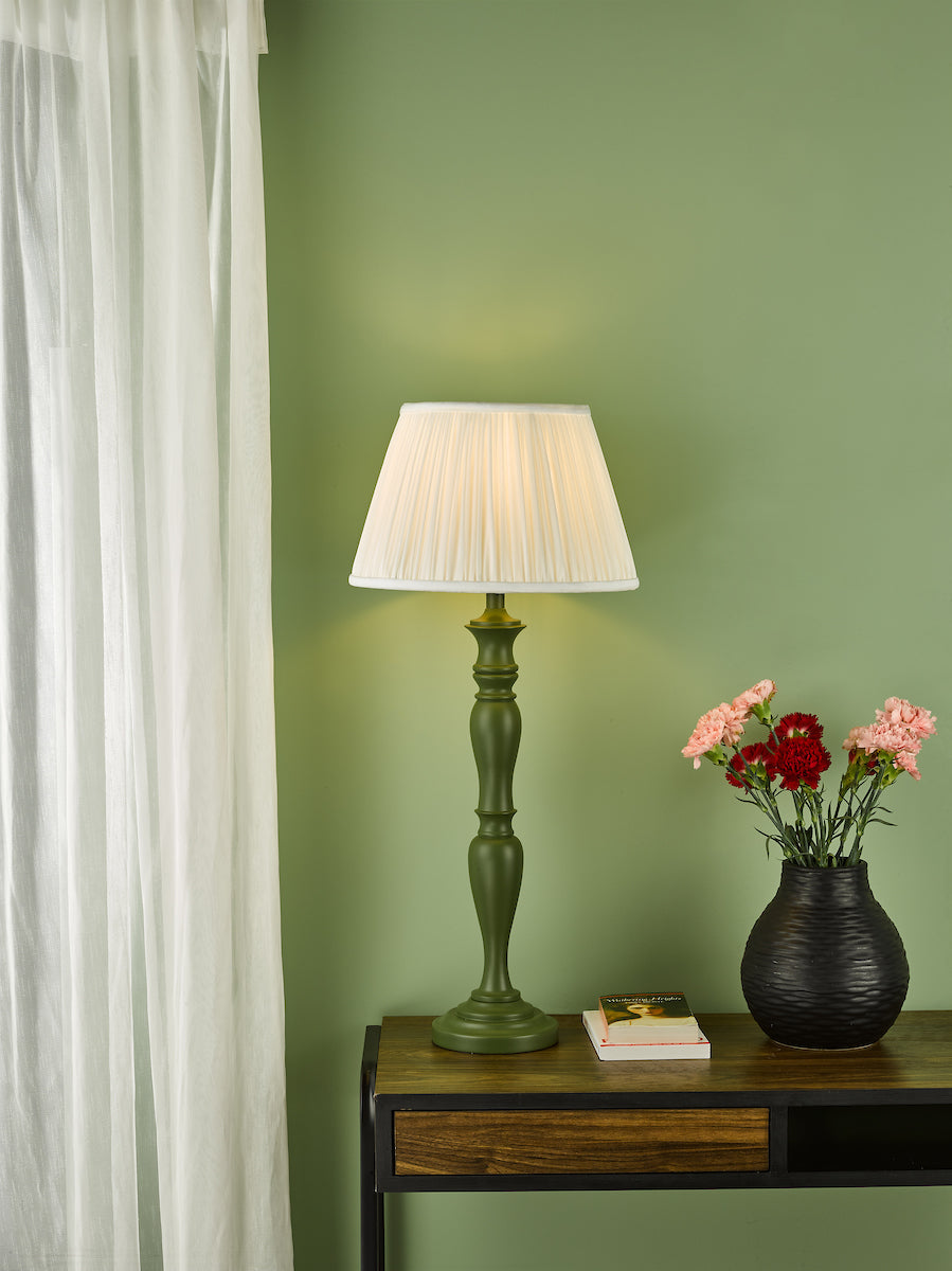 Caycee Table Lamps Green Base Only