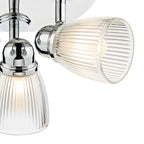 Cedric Bathroom 3 Light Spotlight Polished Chrome Glass IP44