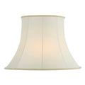 Celia 20-Inch Cream Fabric Bowed Oval Lamp Shade (Handmade)
