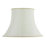 Celia 20-Inch Cream Fabric Bowed Oval Lamp Shade (Handmade)