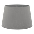 Cezanne Grey Faux Silk Tapered Drum Shade 40cm
