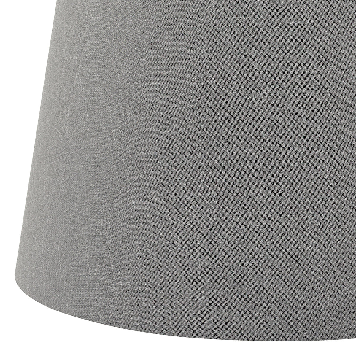 Cezanne Grey Faux Silk Tapered Drum Shade 40cm