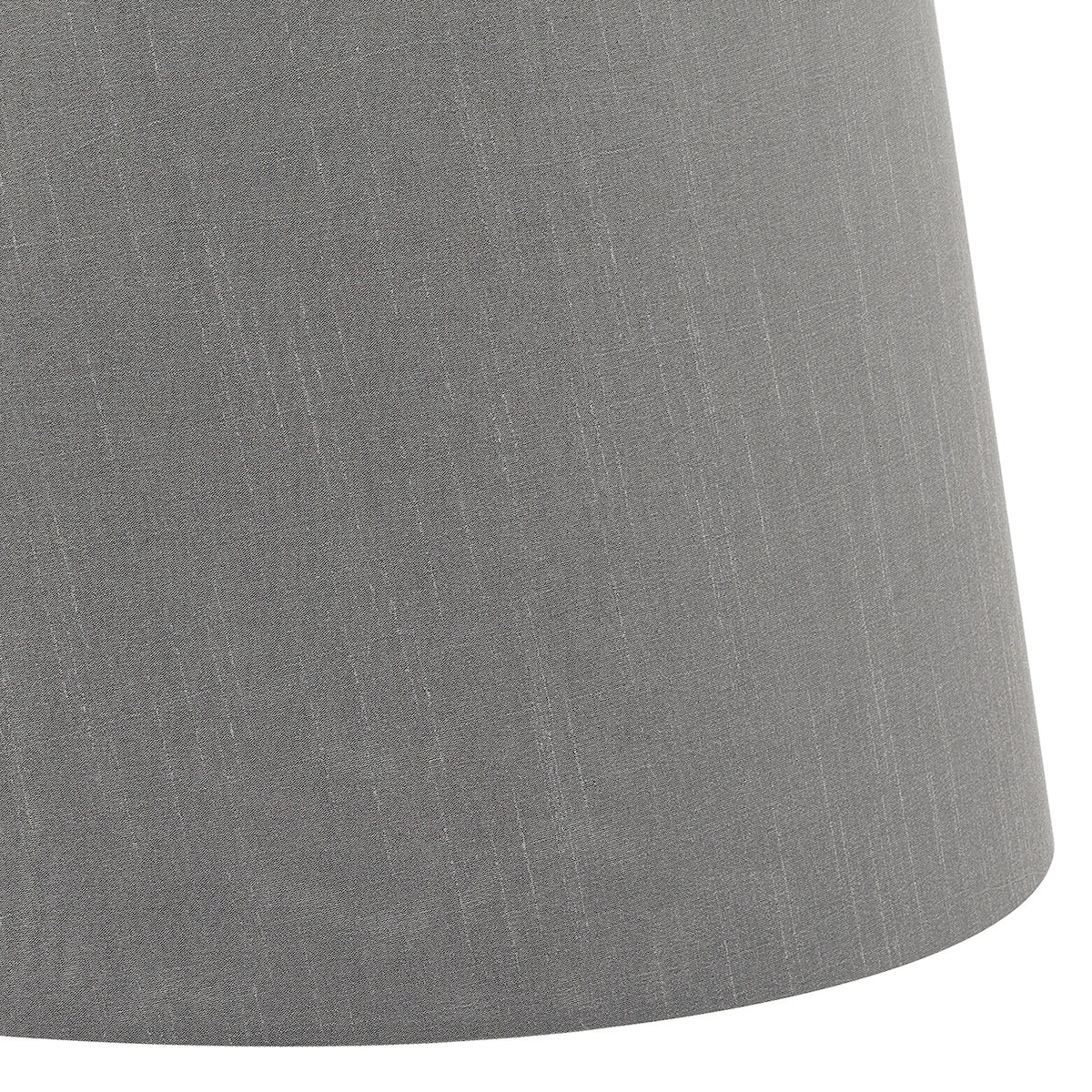 Cezanne Grey Faux Silk Tapered Drum Shade 40cm