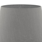 Cezanne Grey Faux Silk Tapered Drum Shade 40cm