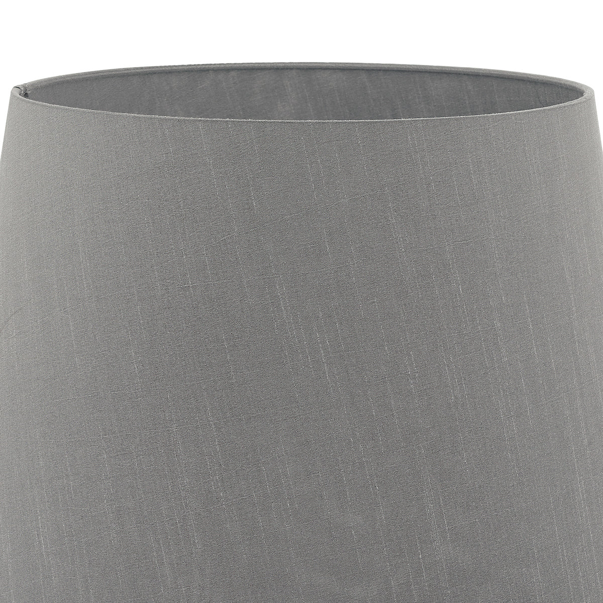 Cezanne Grey Faux Silk Tapered Drum Shade 40cm