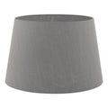Cezanne Grey Faux Silk Tapered Drum Shade 45cm