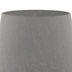 Cezanne Grey Faux Silk Tapered Drum Shade 45cm
