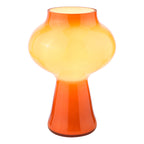 Chrissy Table Lamp Orange Art Glass