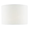 Ciara White Linen Drum Shade 33cm