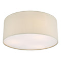 Cierro 3 Light Flush Taupe With Diffuser 40cm