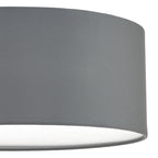 Cierro 3 Light Flush Grey 40cm