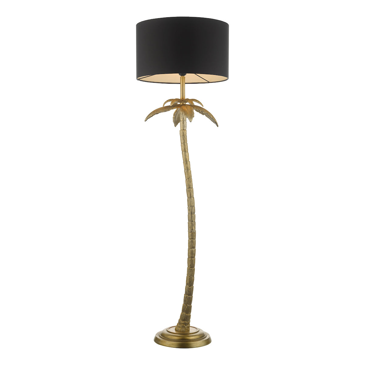 Coco Floor Lamps Antique Gold With Shade
