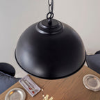 Colman Black & Gold Leaf Pendant Light