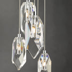 Crystal 12 Light Cluster Pendant Polished Chrome & Crystal