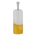 Deandra Table Lamp Yellow and White Art Glass Base Only