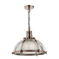 Debut 1 Light Pendant Brushed Antique Copper